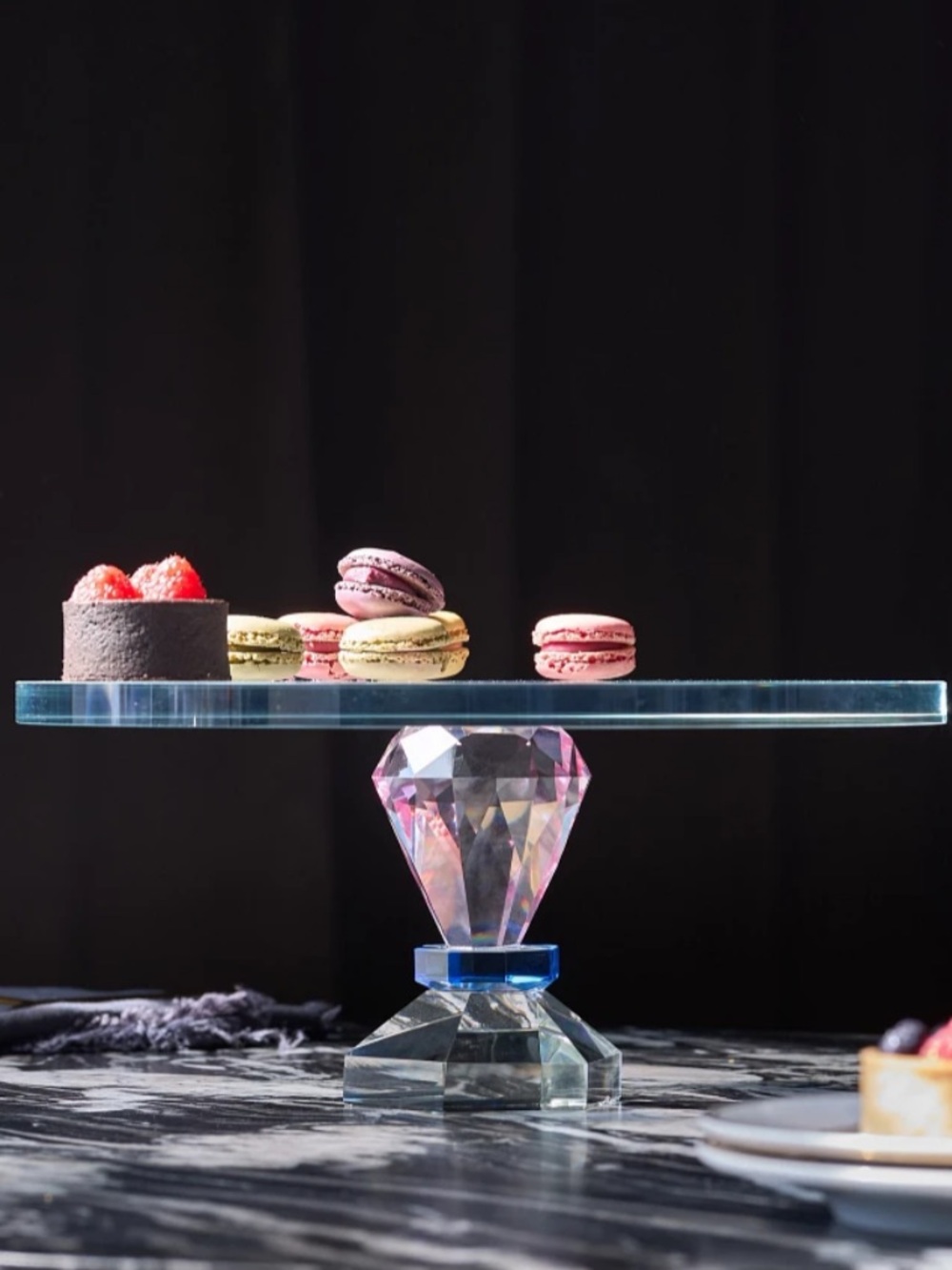Gemmie Glass Cakestand 13”